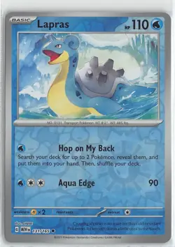 Pokemon TCG Scarlet & Violet 151 MEW Reverse Foil Uncommon #131/165 Lapras - Image 1
