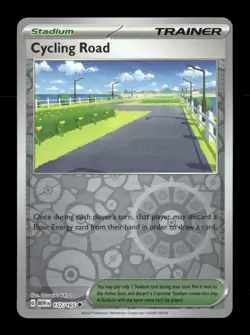 Cycling Road Reverse Holo Uncommon SV: Scarlet & Violet 151 157/165 NM Pokemon N - Image 1