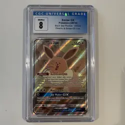 2019 POKEMON SM BLACK STAR PROMO EEVEE GX #SM233 PSA 8 NM #117729327 - Image 1