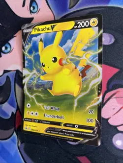 Pikachu V 86/264 - Pokemon TCG Sword & Shield Fusion Strike 2021 Ultra Rare NM - Image 2