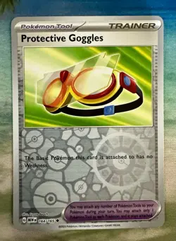 Protective Goggles Scarlet & Violet-151 164/165 Reverse Holo Pokemon TCG NM - Image 1