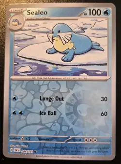 Sealeo 044/191 Reverse Holo Common Scarlet & Violet: Surging Sparks Pokemon TCG - Image 1