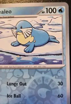 Sealeo 044/191 Reverse Holo Common Scarlet & Violet: Surging Sparks Pokemon TCG - Image 3