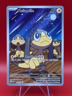 Helioptile 143/132 Me01: Mega Evolution Illustration Rare Pokemon - Image 1