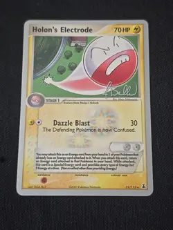 Holon's Electrode 21/113 Rare Pokemon Card 2005 2006 World Championships NM - Image 1