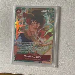 One Piece Monkey D. Luffy Card Game OP12-015 SR Alt Art NM - Image 1