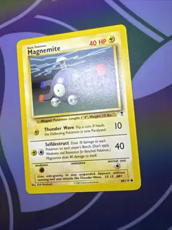 Magnemite 80/110 Legendary Collection Rare Vintage Pokemon Card - Image 3