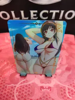 Yor Forger SPY X FAMILY Anime ACG Waifu DIY Cartoon Beauty Holo Card - Image 2