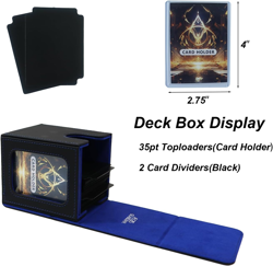 AEGIS GUARDIAN Card Deck Box for MTG, Commander Window Display, Trading Card Sto - Image 3