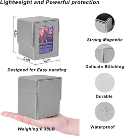 MTG Deck Box for Commander Display,Card Deck Box Fits 100 Double Sleeved Cards, - Image 5