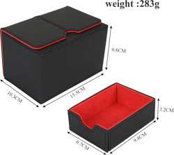 AEGIS GUARDIAN Card Deck Box with Dice Tray for MTG Cards Commander Deck Box Hol - Image 5