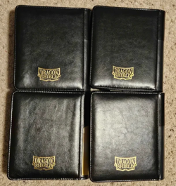4x Dragon Shield Card Codex 80 Portfolio 20 Pages 4 Pockets Black AT-35002 USED - Image 1