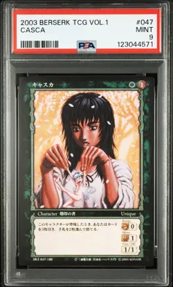 PSA9 2003 Berserk Trading Card Game Volume1 047 Casca - Image 1