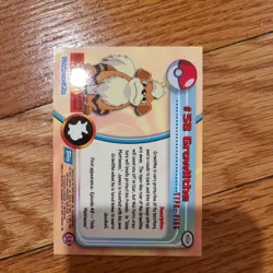 Spectra Pokemon Topps Chrome 2000 TV #58 Growlithe Holo Vintage Trading Card LP - Image 2