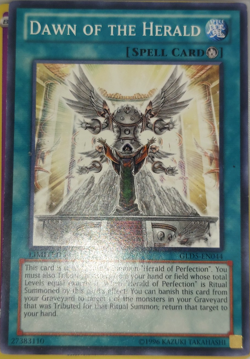 Yugioh Dawn of the Herald GLD5-EN044 Trading Card Game TCG - Image 1