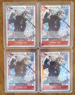 One Piece PRB02 Trafalgar Law English Playset PRB02-002 4 Card Set Best Vol.2 - Image 1