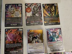 Dragon Ball Super ×6 Card Lot Omega Shenron Fb07, Nuova Shenron Sr Fb07 +4 - Image 1