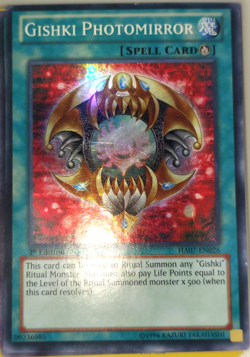 Yugioh Gishki Photomirror HA07-EN026 Trading Card Game TCG 1st Ed. - Image 1