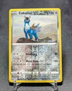 Cobalion Rare Reverse Holo 2021 Pokemon TCG Chilling Reign Card #114/198 - Image 1