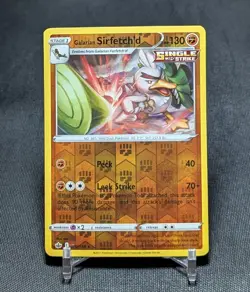 Galarian Sirfetch'd Rare Reverse Holo Chilling Reign Pokemon TCG Card 079/198 - Image 1