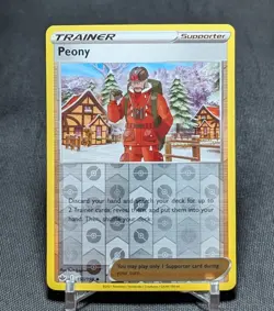 Peony Uncommon Reverse Holo Trainer Chilling Reign Pokemon TCG Card 150/198 - Image 1