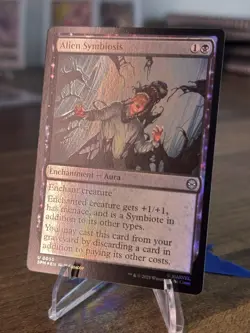 Alien Symbiosis - 50 - SPM - Foil - NM - MTG Magic the Gathering - Image 2