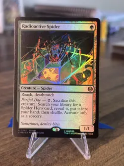 Radioactive Spider Foil Promo 0285 MTG Spiderman - Image 1