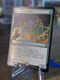 Radioactive Spider Foil Promo 0285 MTG Spiderman - Image 2