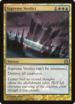 MTG - Supreme Verdict - Promos: Buy-A-Box - Medium Play - Foil - Image 1