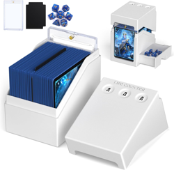 Mtg Deck Box with Life Counter, Commander Deck Box Fits 100 Double-Sleeved Cards - Image 1