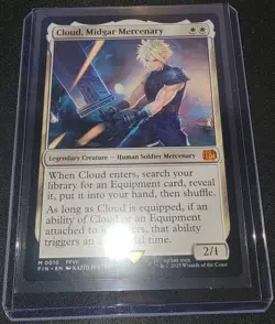 Cloud, Midgar Mercenary Regular Final Fantasy Magic the Gathering MTG M0010 - Image 1