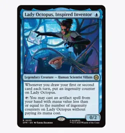 Lady Octopus, Inspired Inventor - Marvel's Spider-Man (SPM) - MTG Rare #35 | Reg - Image 1