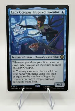 Lady Octopus, Inspired Inventor - Marvel's Spider-Man (SPM) - MTG Rare #35 | Reg - Image 2