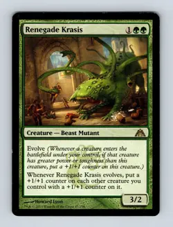Renegade Krasis Dragon's Maze Non-Foil MTG LP - Image 1