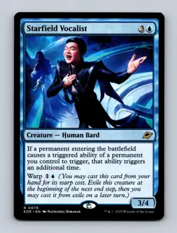 Starfield Vocalist Edge of Eternities Non-Foil MTG NM - Image 1