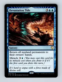 Devastation Tide Commander 2018 Non-Foil MTG NM - Image 1