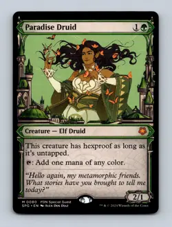Paradise Druid (Showcase) Special Guests Non-Foil MTG NM - Image 1