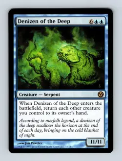 Denizen of the Deep Duels of the Planeswalkers Non-Foil MTG NM - Image 1