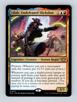 Lilah, Undefeated Slickshot Outlaws of Thunder Junction Non-Foil MTG NM - Image 1