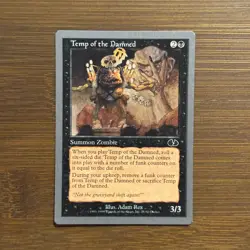 Temp of the Damned NM Unglued 1998 MTG Magic the Gathering Card - Image 1