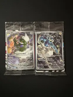 Pokemon ETB Thunderus & Tornadus IR Promos Pokemon Center Exclusive/Stamped - Image 1