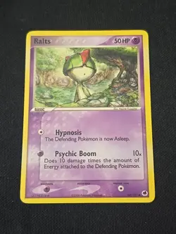 Ralts 60/101 Dragon Frontiers Regular Pokemon TCG Light Played Condition - Image 1