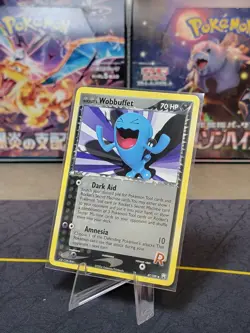 Pokemon TCG Rockets Wobbuffet 47/109 Uncommon Regular EX Team Rocket Returns LP - Image 1
