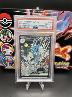 2024 POKEMON SVP PROMO SPECIAL ILLUSTRATION COLLECTION #131 KINGDRA EX PSA 10 - Image 1
