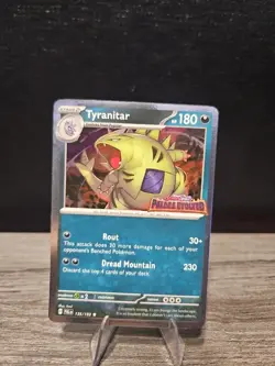 Tyranitar Cosmos Holo 135/193 Pokemon Paldea Evolved MINT - Image 2