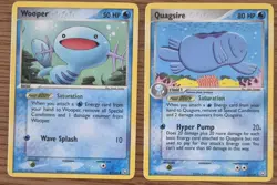 Pokemon Cards Wooper Quagsire Set Ex Team Rocket Returns /109 Rare - Image 1