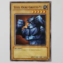 Steel Ogre Grotto #1 - LOB-112 - LP - Common - Unlimited - Yugioh - 2010 Reprint - Image 1