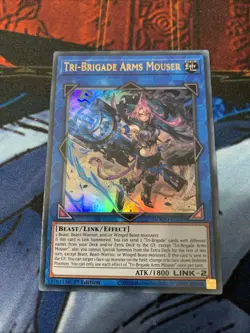 Yugioh Tri-Brigade Arms Mouser DOOD-EN051 Ultra Rare 1st Edition NM - Image 1