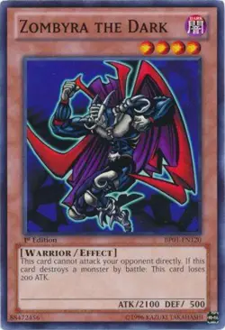 Yugioh! LP Zombyra the Dark - BP01-EN120 - Common - 1st Edition Lightly Played, - Image 1
