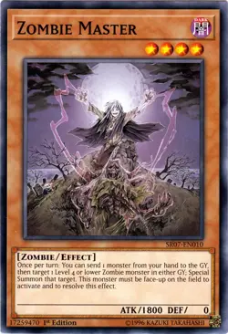 Yugioh! LP Zombie Master - SR07-EN010 - Common - 1st Edition Lightly Played, Eng - Image 1